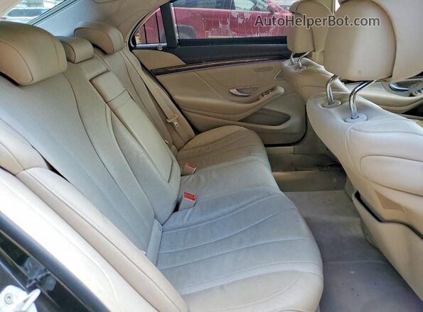 WDDUG8CB3GA236936 2016 MERCEDES-BENZ S Black Вид задніх сидінь
