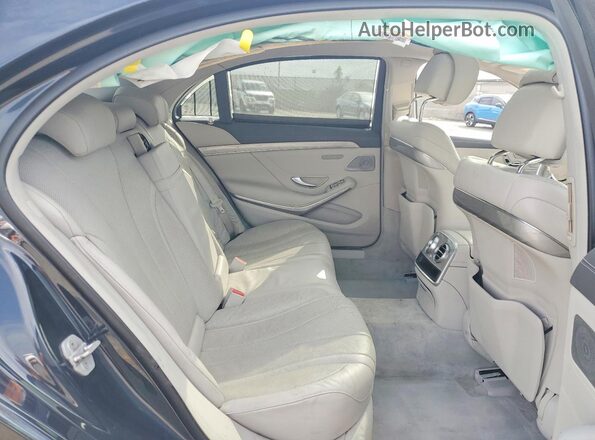 WDDUG8CB3GA247015 2016 MERCEDES-BENZ S Charcoal Vista de los asientos traseros
