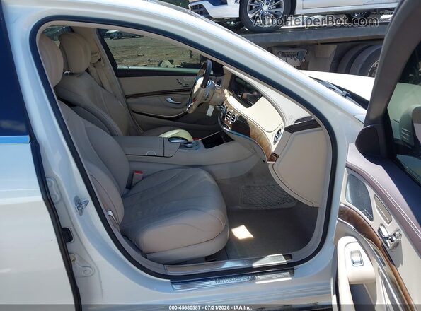 WDDUG8CB3GA253753 2016 MERCEDES-BENZ S-CLASS White წინა სალონის ხედი