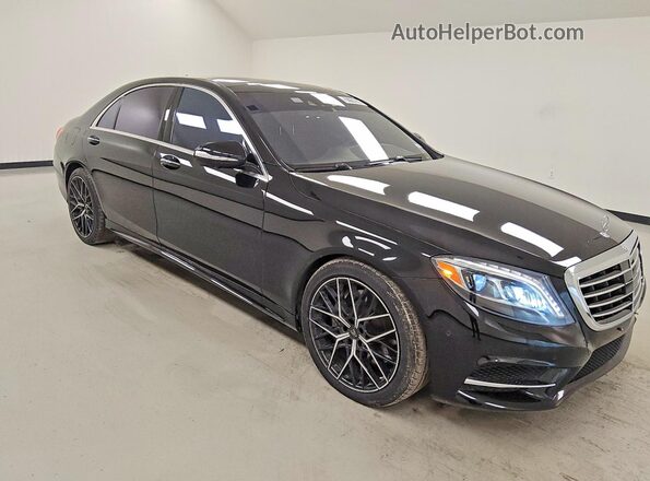 WDDUG8CB3HA313337 2017 MERCEDES-BENZ S Черный Передняя правая четверть