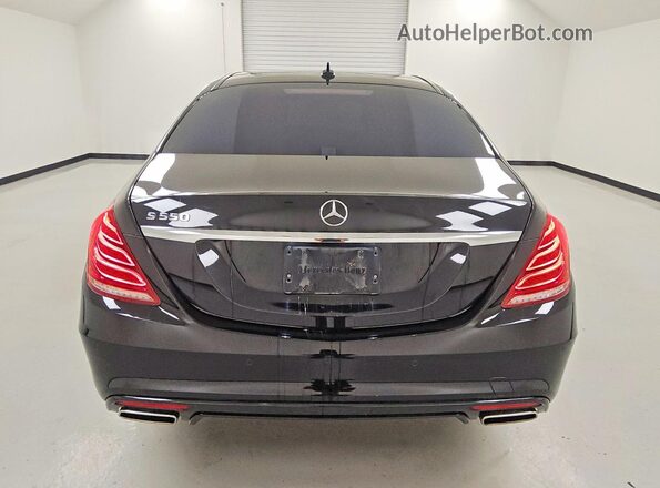 WDDUG8CB3HA313337 2017 MERCEDES-BENZ S Черный Вид сзади