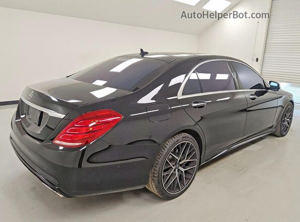 WDDUG8CB3HA313337 2017 MERCEDES-BENZ S Черный Задняя правая четверть