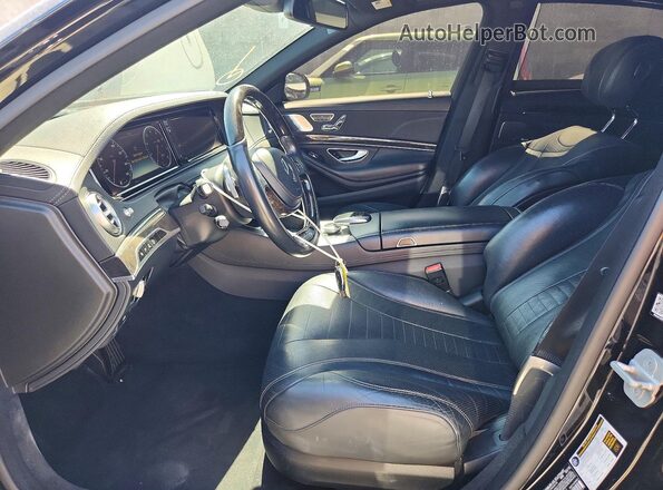 WDDUG8CB4GA207607 2016 MERCEDES-BENZ S Black Vista interior delantera