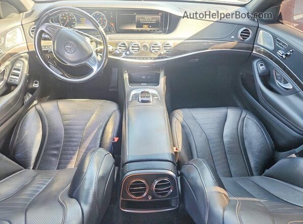 WDDUG8CB4GA207607 2016 MERCEDES-BENZ S Black Vista del salpicadero