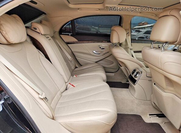 WDDUG8CB4HA322631 2017 MERCEDES-BENZ S Black Widok tylnych siedzeń
