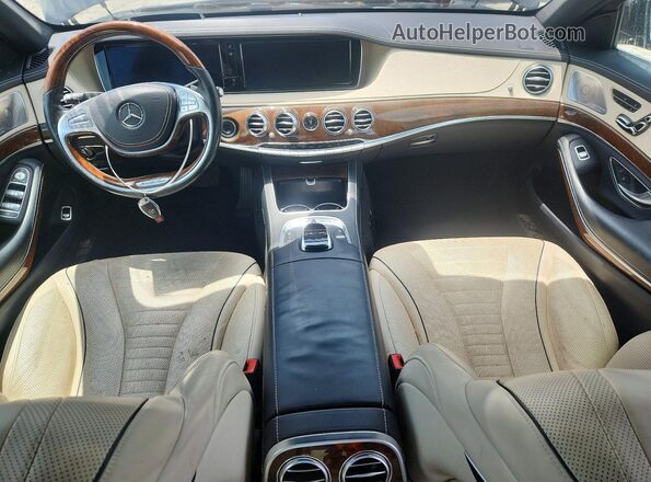 WDDUG8CB5GA247839 2016 MERCEDES-BENZ S Black Dashboard view