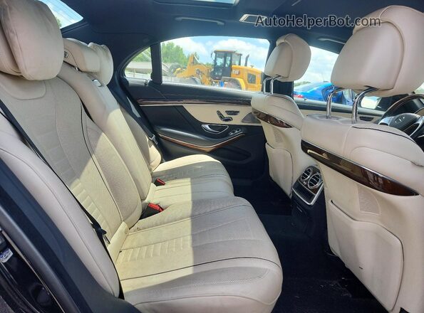 WDDUG8CB5GA247839 2016 MERCEDES-BENZ S Black Rear seats view