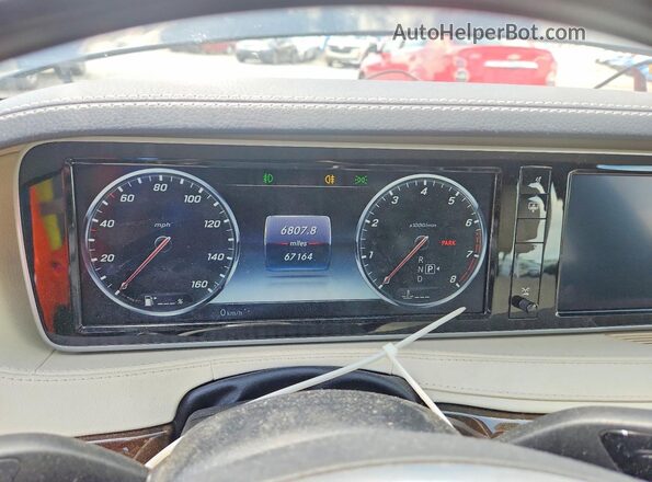 WDDUG8CB5GA247839 2016 MERCEDES-BENZ S Black Instrument cluster view