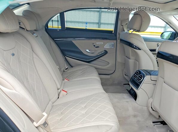 WDDUG8CB5HA327563 2017 MERCEDES-BENZ S Черный Вид задних сидений
