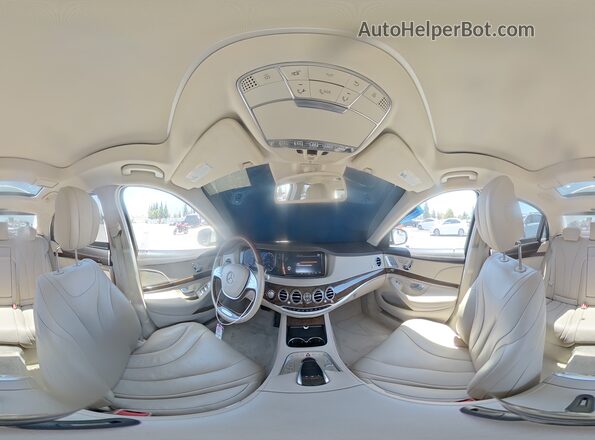 WDDUG8CB5HA340748 2017 MERCEDES-BENZ S White Սալոնի 360 աստիճան տեսք