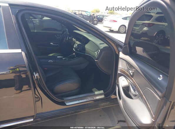 WDDUG8CB6HA287235 2017 MERCEDES-BENZ S-CLASS Black Widok wnętrza z przodu
