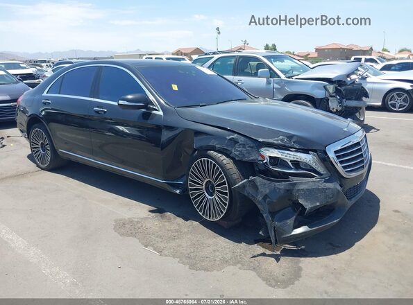 WDDUG8CB6HA287235 2017 MERCEDES-BENZ S-CLASS Black Widok z przodu