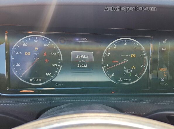 WDDUG8CB7HA295036 2017 MERCEDES-BENZ S Black ხელსაწყოთა პანელის ხედი