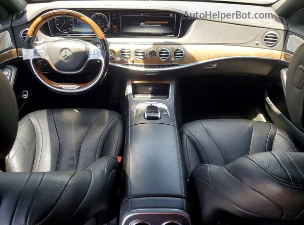 WDDUG8CB7HA308402 2017 MERCEDES-BENZ S Black წინა პანელის ხედი