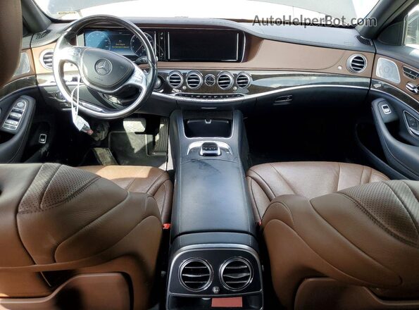 WDDUG8CB8HA313057 2017 MERCEDES-BENZ S Black Dashboard view