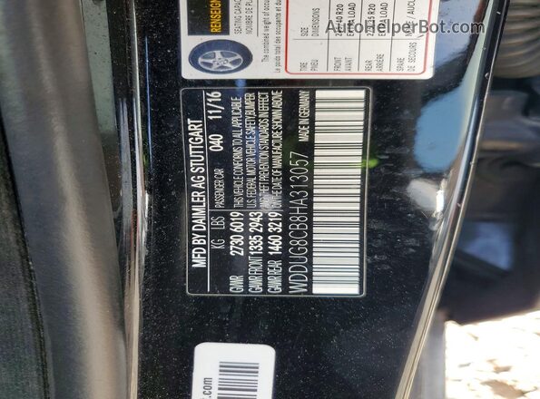 WDDUG8CB8HA313057 2017 MERCEDES-BENZ S Black Engine compartment view