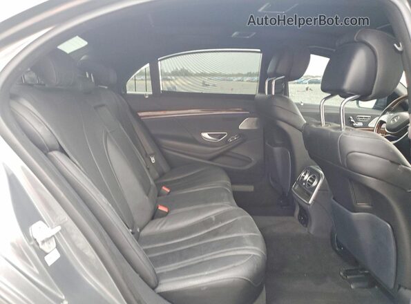 WDDUG8CB9HA314170 2017 MERCEDES-BENZ S Silver Vista de los asientos traseros