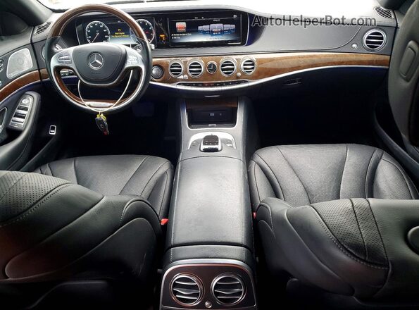 WDDUG8CB9HA314170 2017 MERCEDES-BENZ S Silver Vista del salpicadero