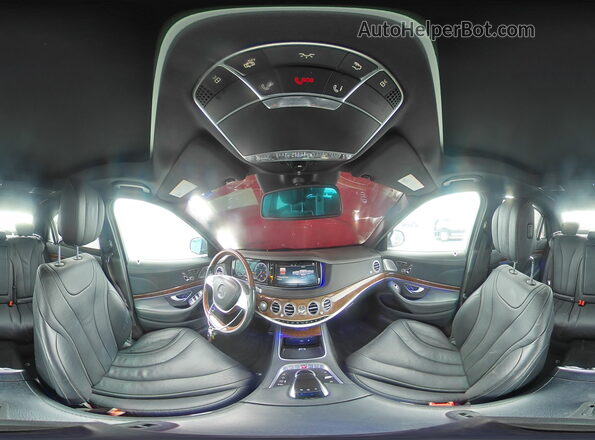 WDDUG8CB9HA314170 2017 MERCEDES-BENZ S Silver Vista interior de 360 grados