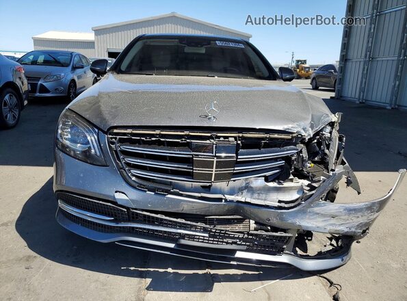 WDDUG8DB1JA398585 2018 MERCEDES-BENZ S Charcoal Vista frontal