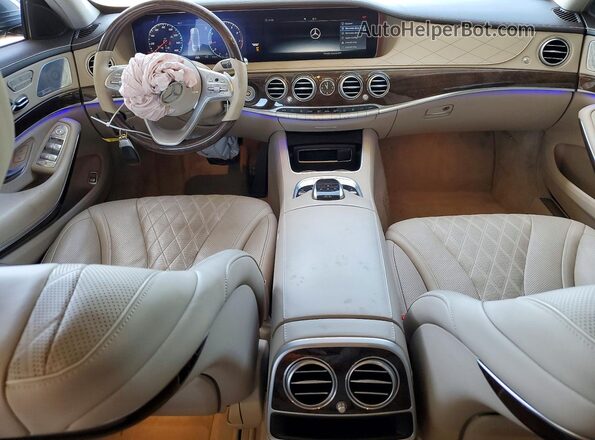 WDDUG8DB1JA398585 2018 MERCEDES-BENZ S Charcoal Vista del salpicadero