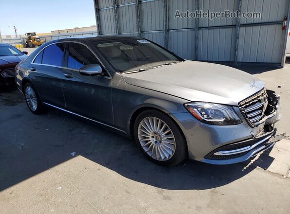 WDDUG8DB1JA398585 2018 MERCEDES-BENZ S Charcoal Delantero derecho