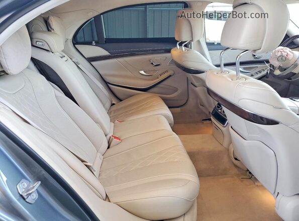 WDDUG8DB1JA398585 2018 MERCEDES-BENZ S Charcoal Vista de los asientos traseros