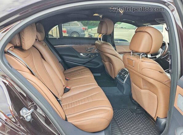 WDDUG8DB5KA480370 2019 MERCEDES-BENZ S Black Widok tylnych siedzeń
