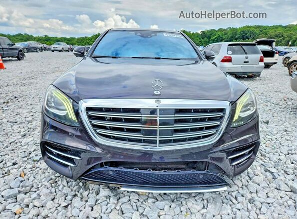 WDDUG8DB5KA480370 2019 MERCEDES-BENZ S Black Widok z przodu