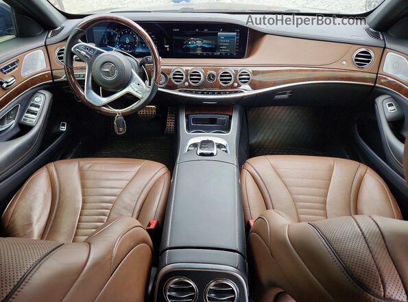 WDDUG8DB5KA480370 2019 MERCEDES-BENZ S Black Widok deski rozdzielczej