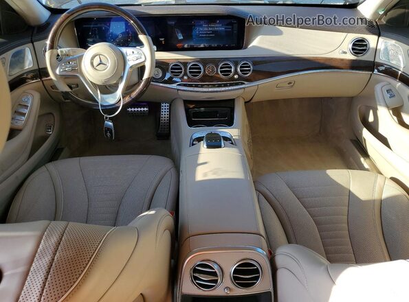 WDDUG8DB8KA426092 2019 MERCEDES-BENZ S Black Dashboard view