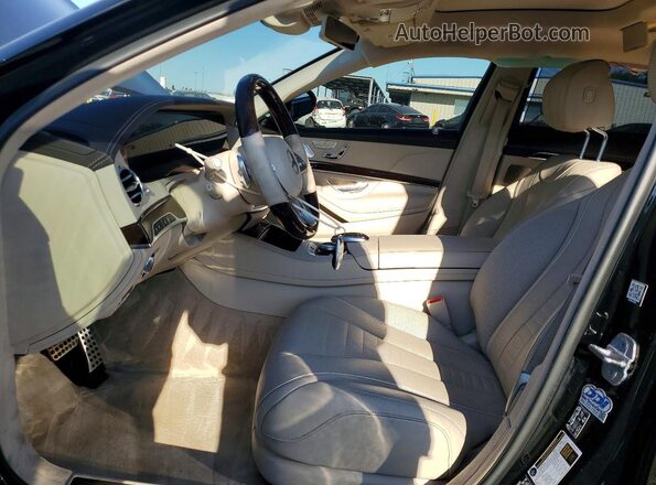 WDDUG8DB8KA426092 2019 MERCEDES-BENZ S Black Front interior view