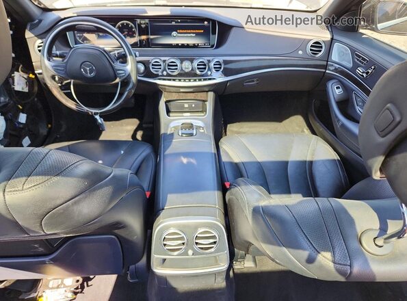 WDDUG8FB0GA247307 2016 MERCEDES-BENZ S Black Вид панелі приладів