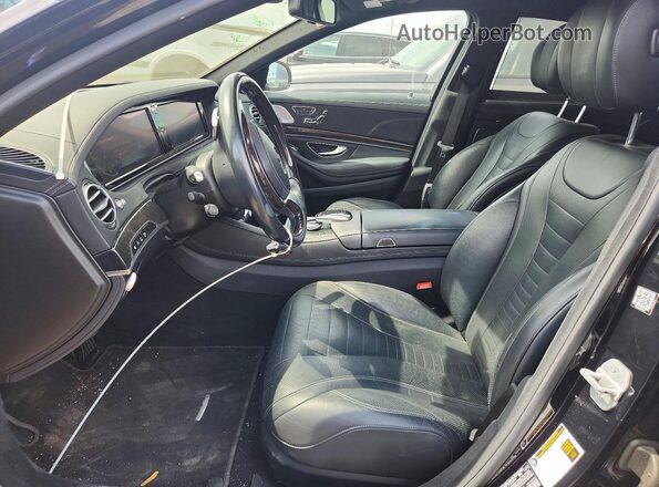 WDDUG8FB1GA242861 2016 MERCEDES-BENZ S Black Widok wnętrza z przodu
