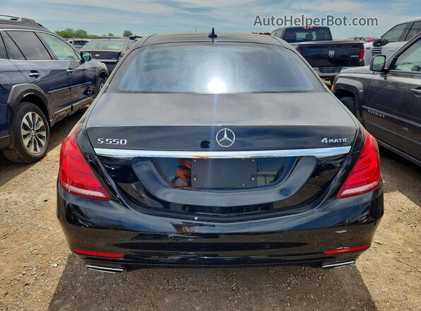 WDDUG8FB1GA242861 2016 MERCEDES-BENZ S Black Widok z tyłu