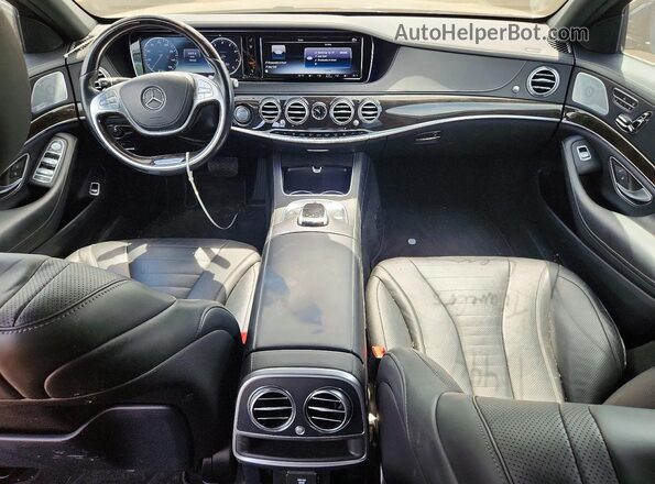 WDDUG8FB1GA242861 2016 MERCEDES-BENZ S Black Widok deski rozdzielczej