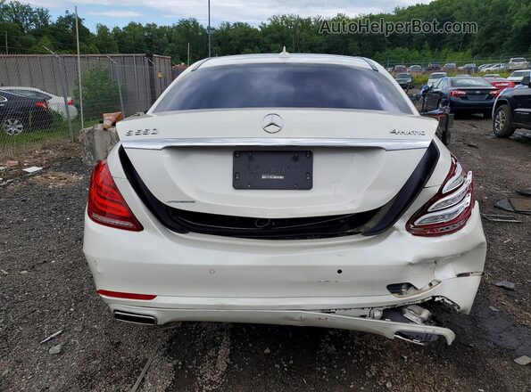 WDDUG8FB1GA244917 2016 MERCEDES-BENZ S White Widok z tyłu