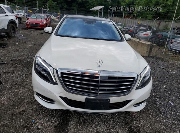 WDDUG8FB1GA244917 2016 MERCEDES-BENZ S White Widok z przodu