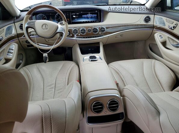 WDDUG8FB1GA244917 2016 MERCEDES-BENZ S White Widok deski rozdzielczej