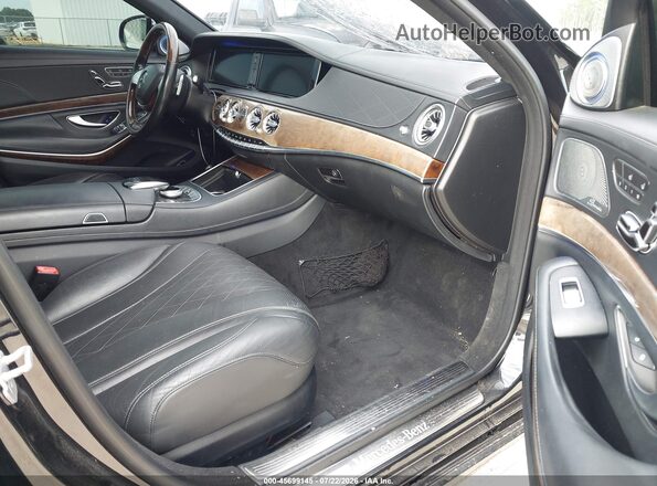 WDDUG8FB2GA210873 2016 MERCEDES-BENZ S-CLASS Black Front interior view