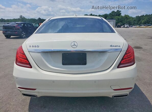WDDUG8FB3GA210929 2016 MERCEDES-BENZ S White უკანა ხედი