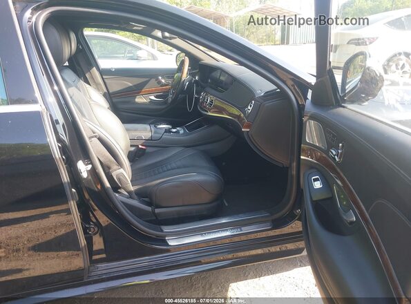 WDDUG8FB3GA210994 2016 MERCEDES-BENZ S-CLASS Черный Вид салона спереди