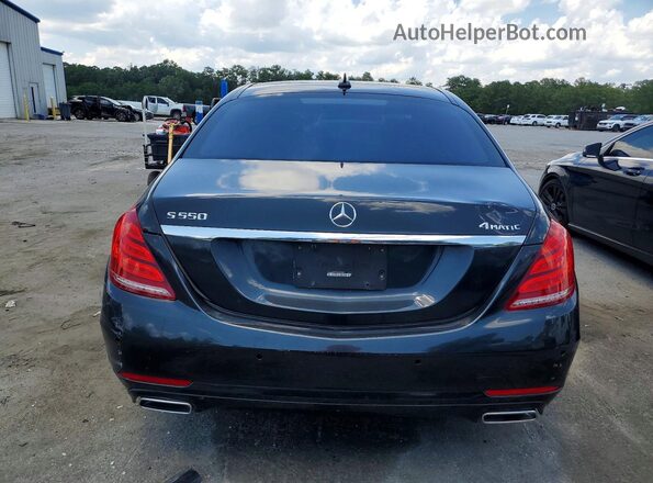 WDDUG8FB4GA236309 2016 MERCEDES-BENZ S Charcoal Rear view