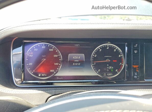 WDDUG8FB4GA236309 2016 MERCEDES-BENZ S Charcoal Instrument cluster view