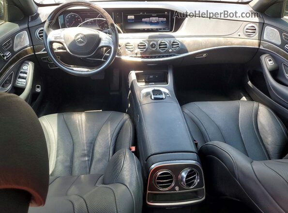 WDDUG8FB4GA236309 2016 MERCEDES-BENZ S Charcoal Dashboard view