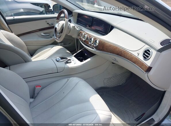 WDDUG8FB4GA244667 2016 MERCEDES-BENZ S-CLASS Gray Սալոնի դիմացի տեսք