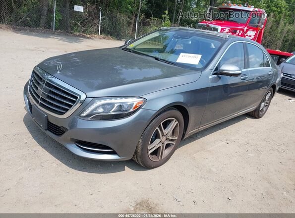 WDDUG8FB4GA244667 2016 MERCEDES-BENZ S-CLASS Gray Առջևի ձախ երեք քառորդ տեսարան