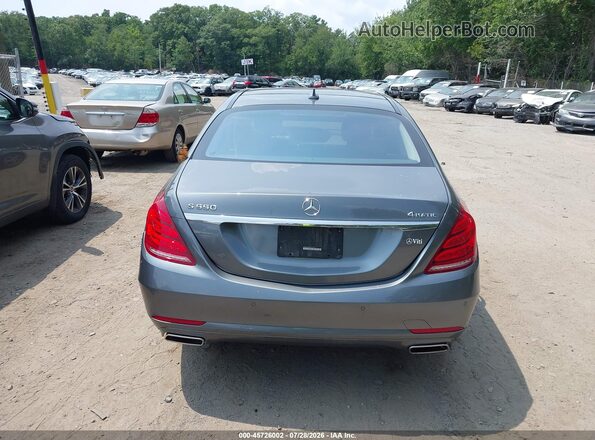 WDDUG8FB4GA244667 2016 MERCEDES-BENZ S-CLASS Gray 