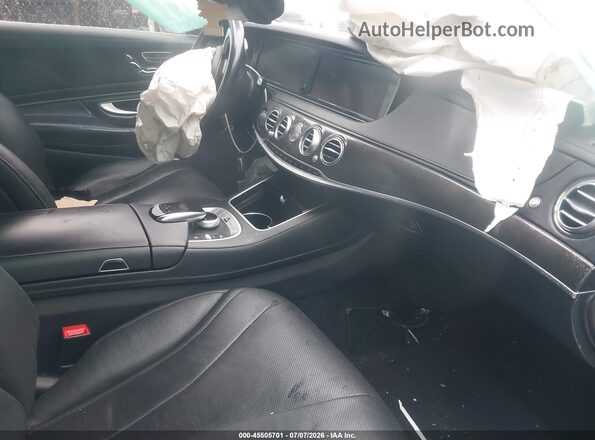 WDDUG8FB4GA259329 2016 MERCEDES-BENZ S-CLASS Черный Вид салона спереди