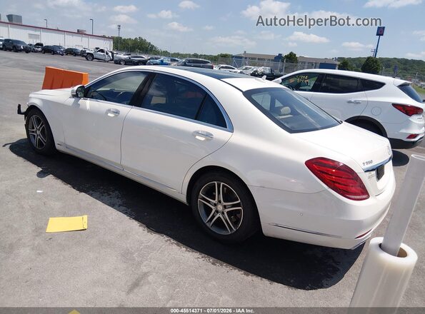 WDDUG8FBXGA214265 2016 MERCEDES-BENZ S-CLASS Белый Задняя левая четверть